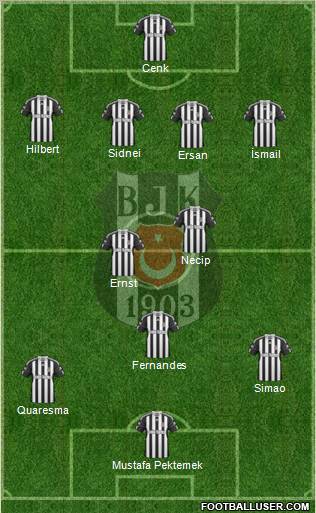 Besiktas JK Formation 2011