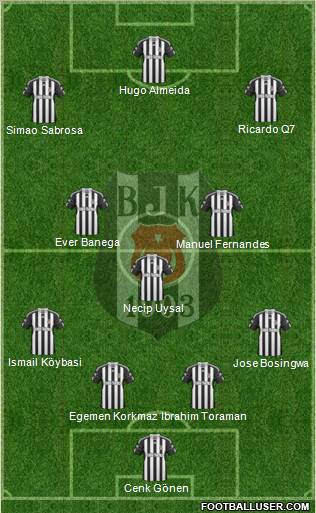 Besiktas JK Formation 2011
