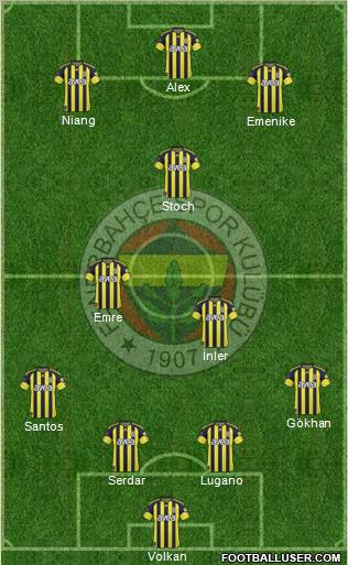 Fenerbahçe SK Formation 2011