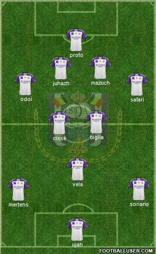 RSC Anderlecht Formation 2011