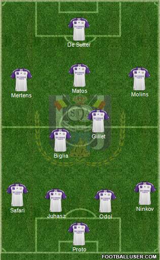 RSC Anderlecht Formation 2011