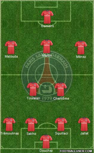 Paris Saint-Germain Formation 2011