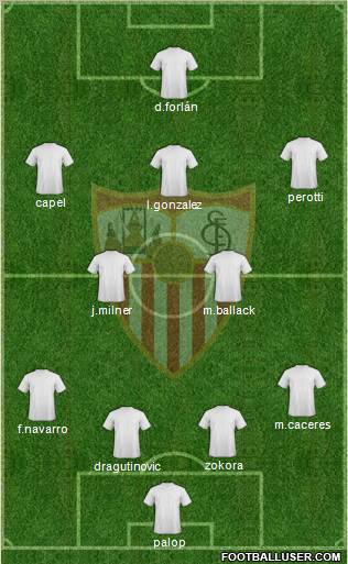 Sevilla F.C., S.A.D. Formation 2011