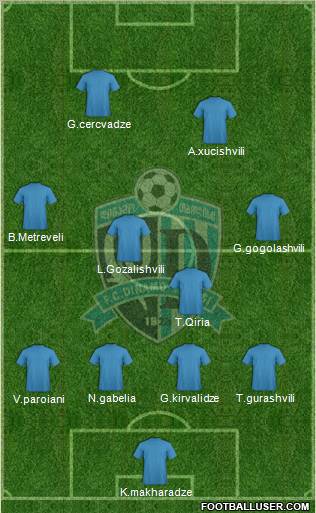 Dinamo Tbilisi Formation 2011