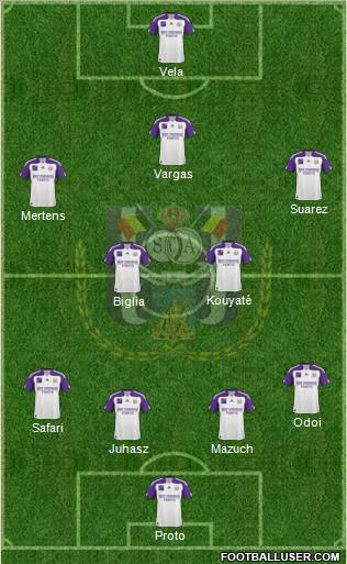 RSC Anderlecht Formation 2011