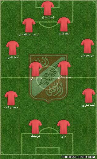 Al-Ahly Sporting Club Formation 2011