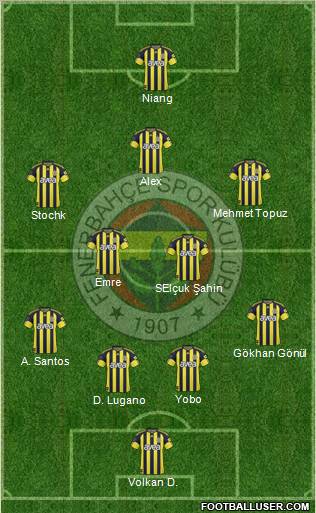 Fenerbahçe SK Formation 2011