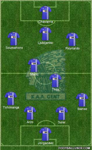 KAA Gent Formation 2011