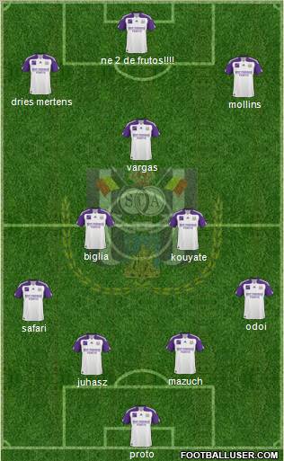 RSC Anderlecht Formation 2011