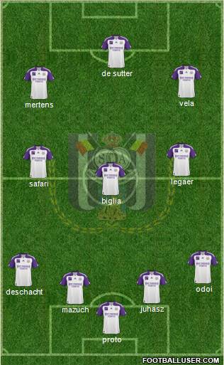 RSC Anderlecht Formation 2011