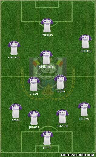 RSC Anderlecht Formation 2011