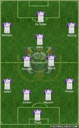 RSC Anderlecht Formation 2011