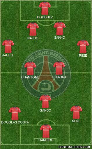 Paris Saint-Germain Formation 2011