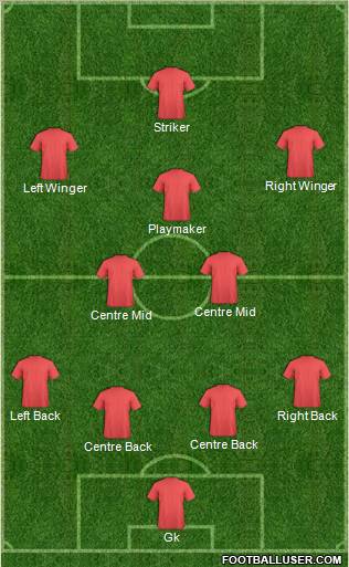 Pro Evolution Soccer Team Formation 2011