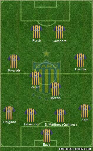 Rosario Central Formation 2011
