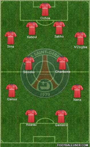 Paris Saint-Germain Formation 2011