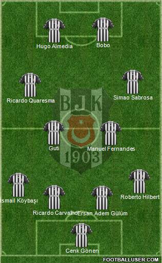 Besiktas JK Formation 2011