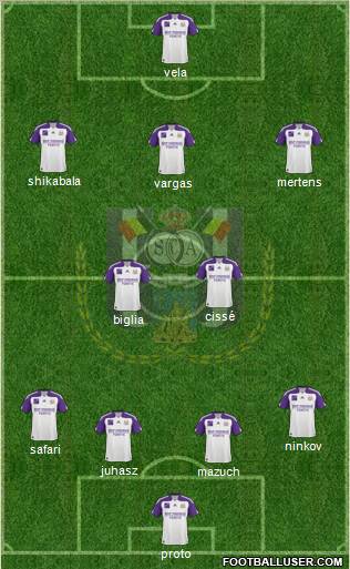 RSC Anderlecht Formation 2011