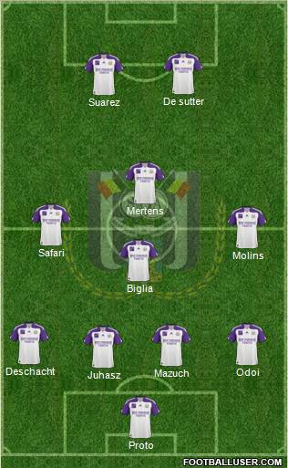 RSC Anderlecht Formation 2011