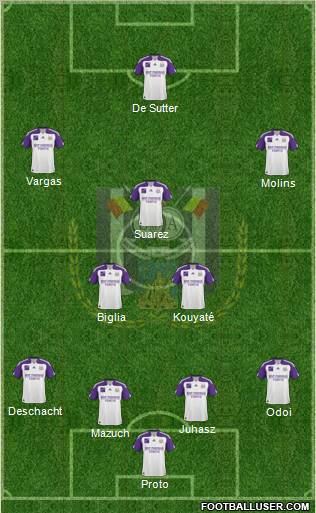 RSC Anderlecht Formation 2011