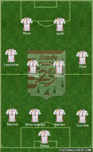 Stade Brestois 29 Formation 2011