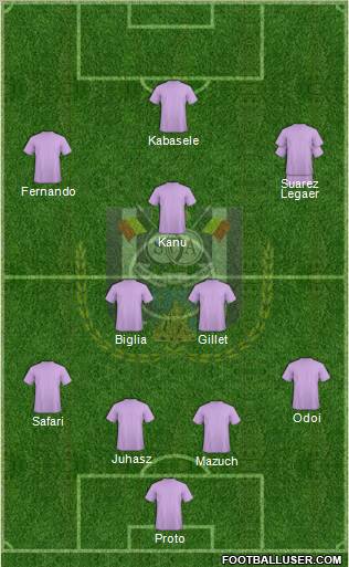 RSC Anderlecht Formation 2011