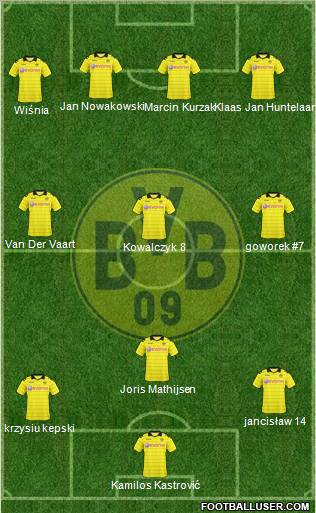 Borussia Dortmund Formation 2011