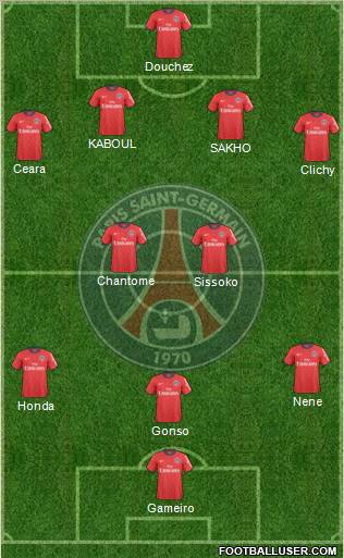 Paris Saint-Germain Formation 2011