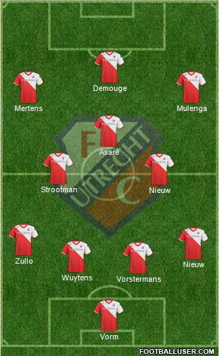 FC Utrecht Formation 2011