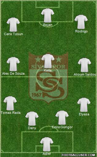 Sivasspor Formation 2011