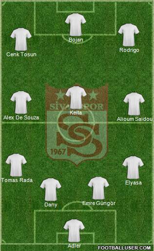 Sivasspor football formation