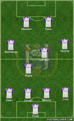 RSC Anderlecht Formation 2011