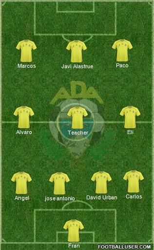 A.D. Alcorcón football formation