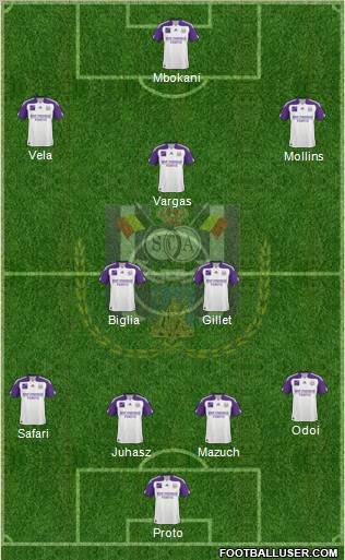RSC Anderlecht Formation 2011