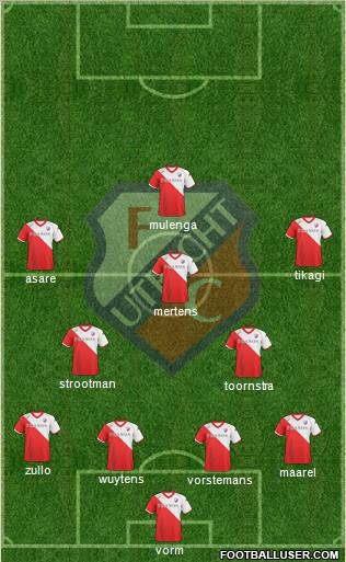 FC Utrecht Formation 2011
