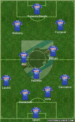 Sampdoria Formation 2011