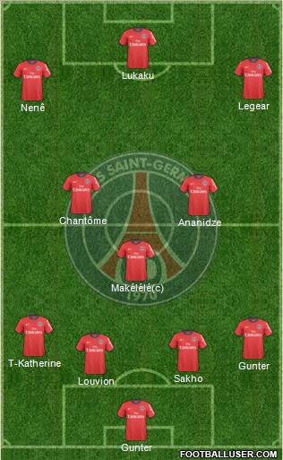 Paris Saint-Germain Formation 2011