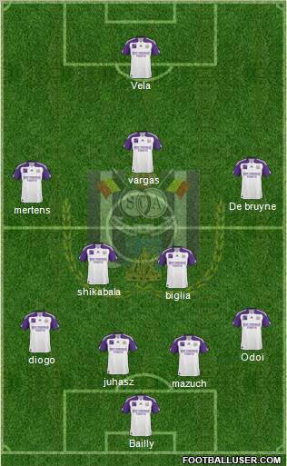 RSC Anderlecht Formation 2011