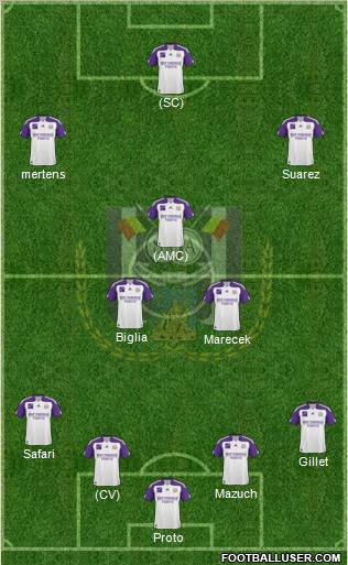 RSC Anderlecht Formation 2011