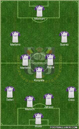 RSC Anderlecht Formation 2011