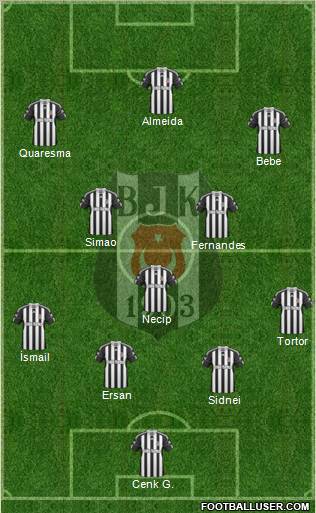 Besiktas JK Formation 2011