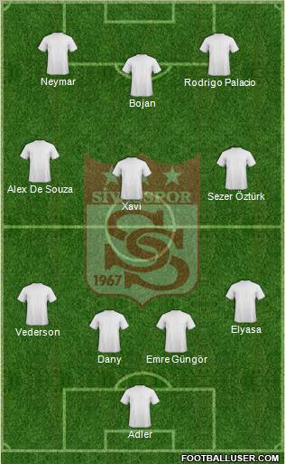 Sivasspor football formation