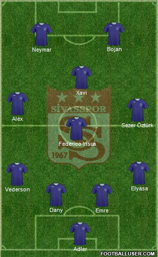 Sivasspor Formation 2011