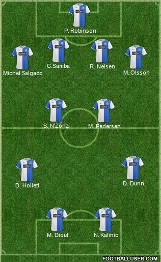 Blackburn Rovers Formation 2011