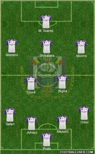 RSC Anderlecht Formation 2011