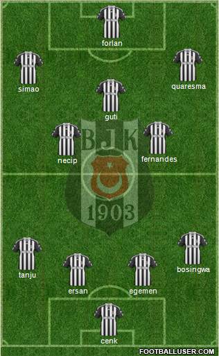Besiktas JK Formation 2011