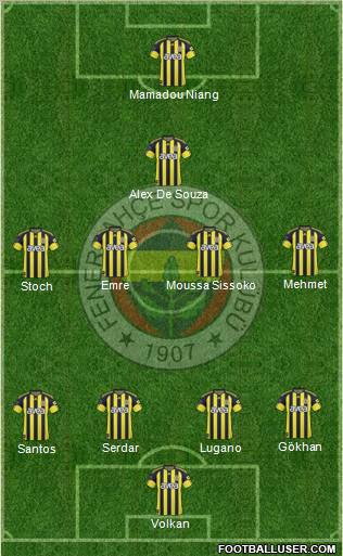 Fenerbahçe SK Formation 2011