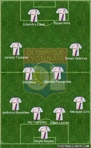 Olympique Lyonnais Formation 2011