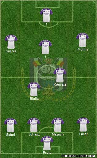 RSC Anderlecht Formation 2011