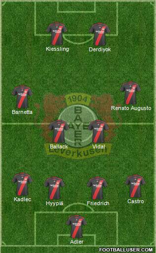Bayer 04 Leverkusen Formation 2011